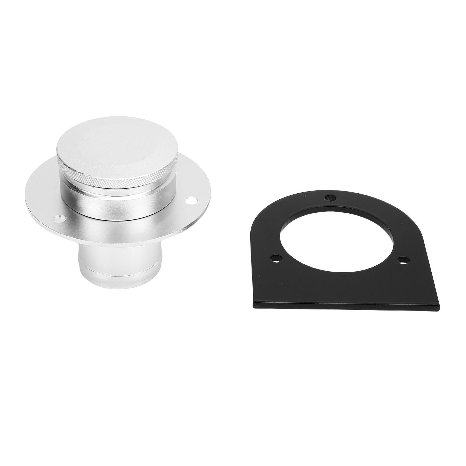 

Fuel Tank Filler Neck Gas Cap 17 2530 Aluminium Alloy Fuel Fill Cap and Bracket for Sand Rails Hot Rods Silver срібний