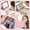 Compatible 2025 Samsung S11 Seven-Color Luminous Bluetooth Keyboard Case for Galaxy SM-X736 Silicone Tablet