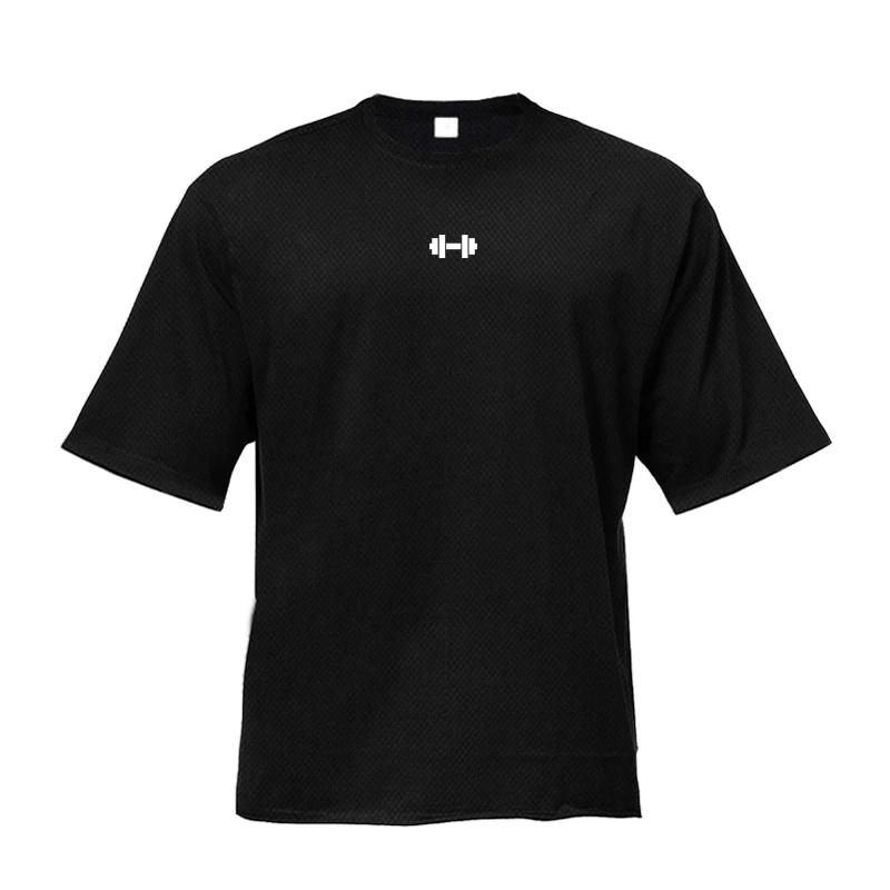 Muscleguys Men's Breathable Running Quick-drying Half Sleeve T-shirt Large Size Tops