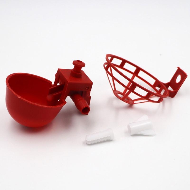 10PCS/20PCS Chicken Drinking Cup Indoor Outdoor Practical Chicken Feeders Drinker Plastic Automatic Water Dispenser