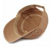 Men's Cotton Flat Top Hat Outdoor Sun Protection Cap