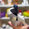 ORIGAMIPLANET Bulldog 3D Origami Bastelset für Erwachsene Einfache DIY Hunde Papier Skulptur 3D Niedliches Tier Handgemacht Heimdeko Kunst Heimdekoration Papierbasteln