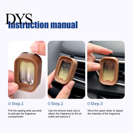 Portable Auto Scent Diffuser 2Pcs Car Vent Air Freshener Clip, Solid Perfume with Breathable Wind Activated Wind-Powered Scent, Leak-Proof Diffuser,