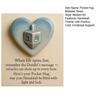 Hanukkah Pocket Hug with Positive Card Emotional Support Love Heart Pigeon Dreidel Star Menorah Pocket Token Decoration Inspirational Encouragement