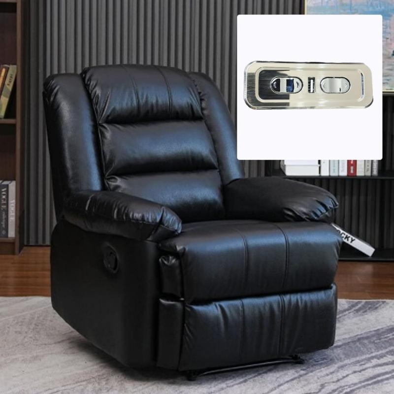 ABS Electric Recliner Switches Double Motor Controllers Silents Operations USB Charging Ergonomic Handheld Designs