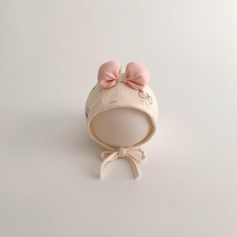 

Шапка для защиты ушей младенцев на все времена года — теплая, тонкая и мягкая Recommended 2-12 months, Adjustable Tie 43-47cm