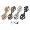 5x Cloak Clasp Fasteners Buckle Handcraft Traditional Sew On Cardigan Clips for Tang Suit Dress Shirt Stage Costume Cheongsam