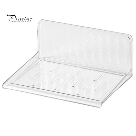 

Прозора полиця для настінного кріплення без свердління, проти ковзання, велика стійка до ванної кімнати, вітальня, стійка для зберігання S прозорий