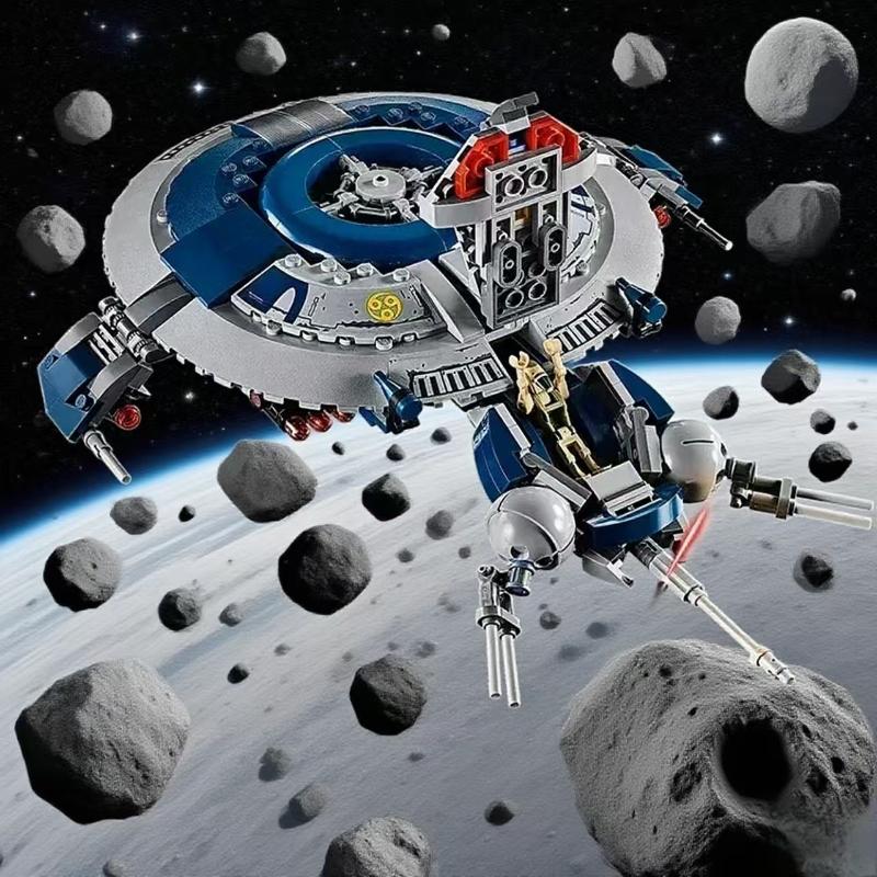 MOC 75233 Droid Gunship Building Blocks Model Bricks Space Fight Fighter 389PCS Toys For Kids Adults Birthday Christmas Gifts