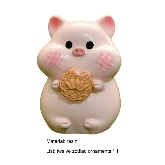 Miniature Statue Display Durable for Decoration Multicolor Colorful Resin Miniature Figurine Convenient Eye-catching Bright-colored