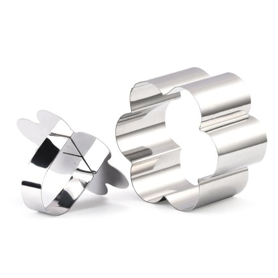 

Нержавеющая сталь форма для муссового торта с помадкой круглая форма для печенья инструменты для выпечки Floral*