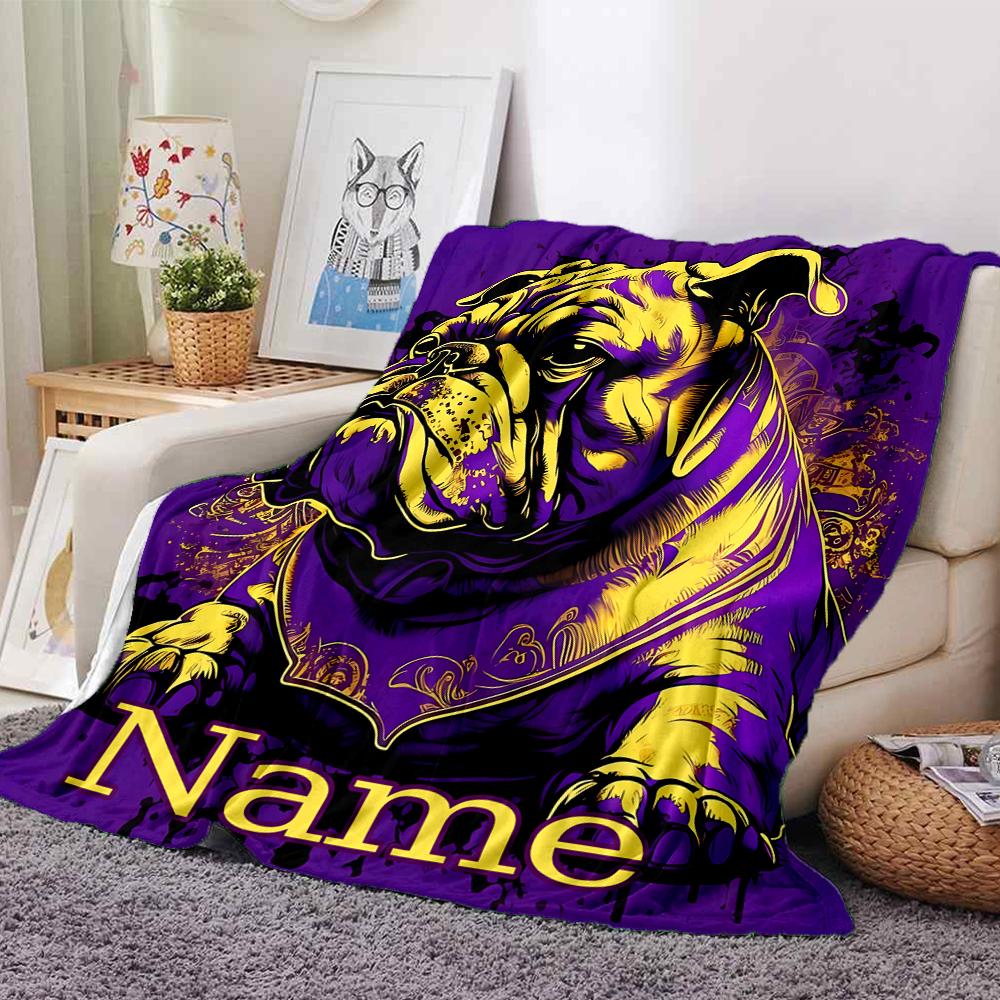 Customiz Name Personality Omega Psi Phi Blanket Soft &Warm Sofa Office Bed Travel Lunch Break Blanket, Gift Suitable All Seasons