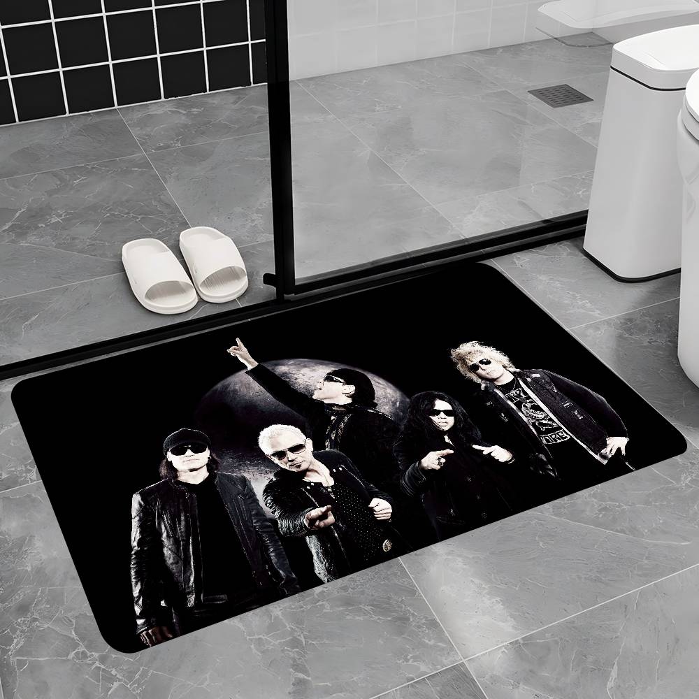 Hard Rock Band S-Scorpions Door Mat Kids Room Bedroom Decoration Balcony Anti-Slip Doormat Living Room Doormat Area Rug