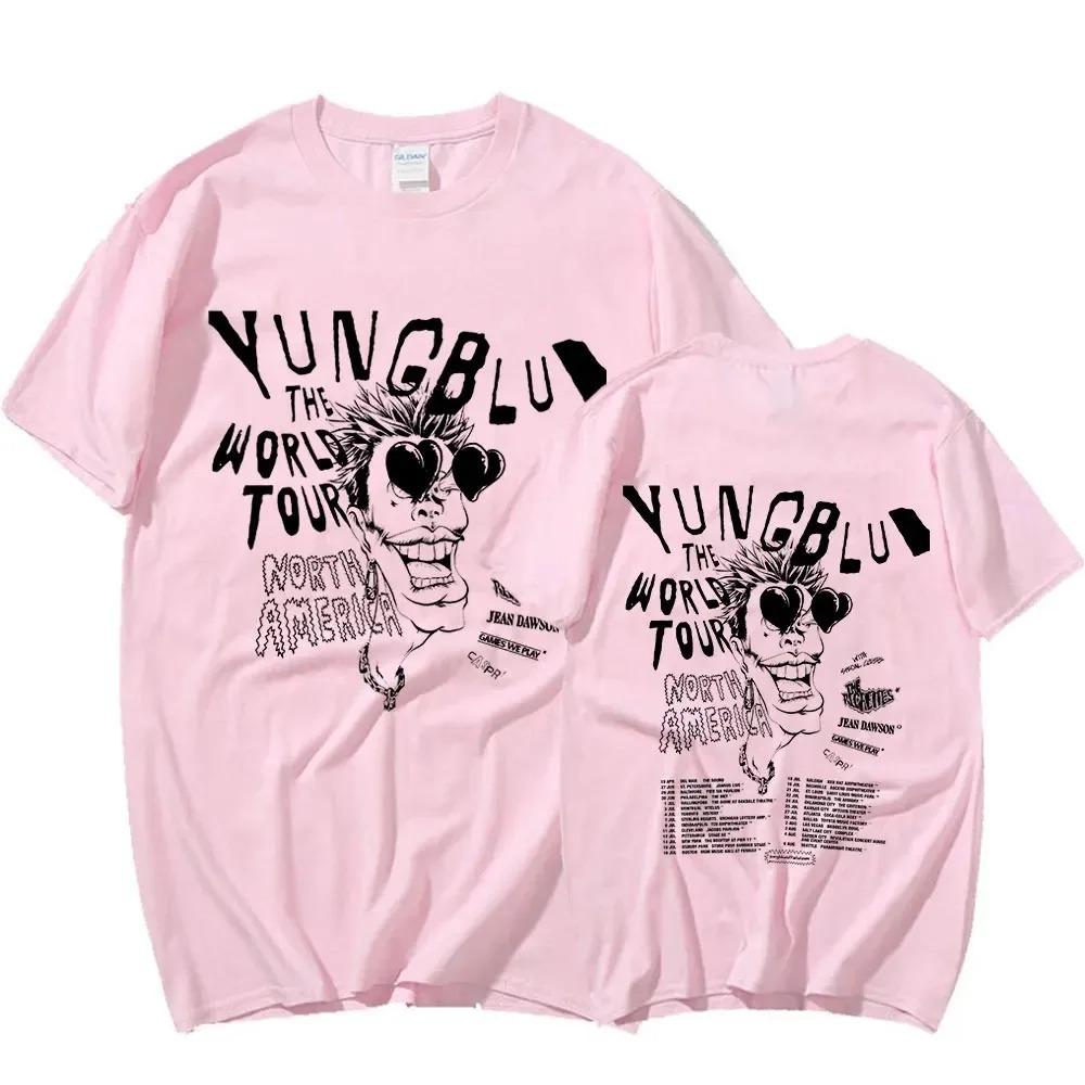 Yungblud 2024 World Tour T Shirt Unisex Oversize O-Neck Short Sleeve T-shirt Fashion Hip Hop Gift Fan T-shirts Streetwear Tops