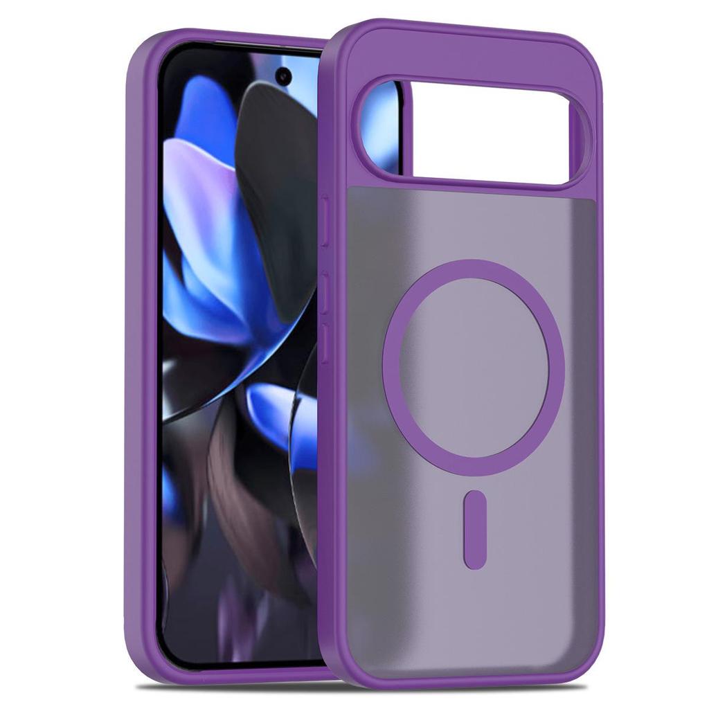 Stříbrný magnetický nárazuvzdorný kryt Google Pixel10 Pro XL