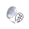 1 PC SBC Polish Aluminum Finish Timing Chain Cover Kit Small Block For Chevy 265 283 305 327 350 383 400 Engine Replacement Part