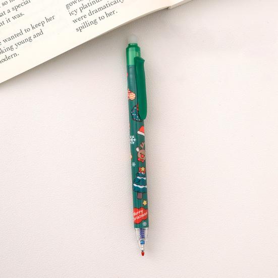 Yousheng Christmas Erasable Gel Pen 0.5mm Retractable Ink Pens with Eraser Tips Festive School Office Supplies