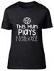 This Mum Plays Netball Fitted Womens Ladies T Shirt