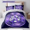 Austria Vienna Football Club Pattern Bedding,Quilt Set Quilt Cover Pillowcase Home Birthday Gift(1 * Duvet Cover + 2 * Pillowcase, Without Core)