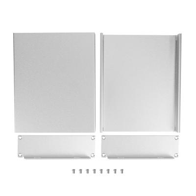 Aluminum Enclosure Split Circuit Board Heat Dissipation Shielded Electricity Box 33x114x140mmSatin