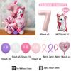 44pcs Marie Cat Balloons Baby Pink Girl Birthday Party Balloons Decoration Cartoon Marie Cat Animal Pet Baloon Baby Shower Decor