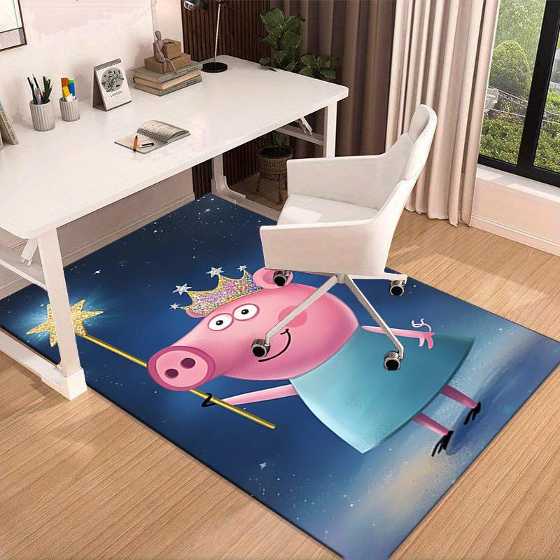 Dance Party With Peppa Area Rug Office rug, Chair Rug, Decor Carpet Livingroom bedroom Mat, Large Size Fan gifts Christmas gifts