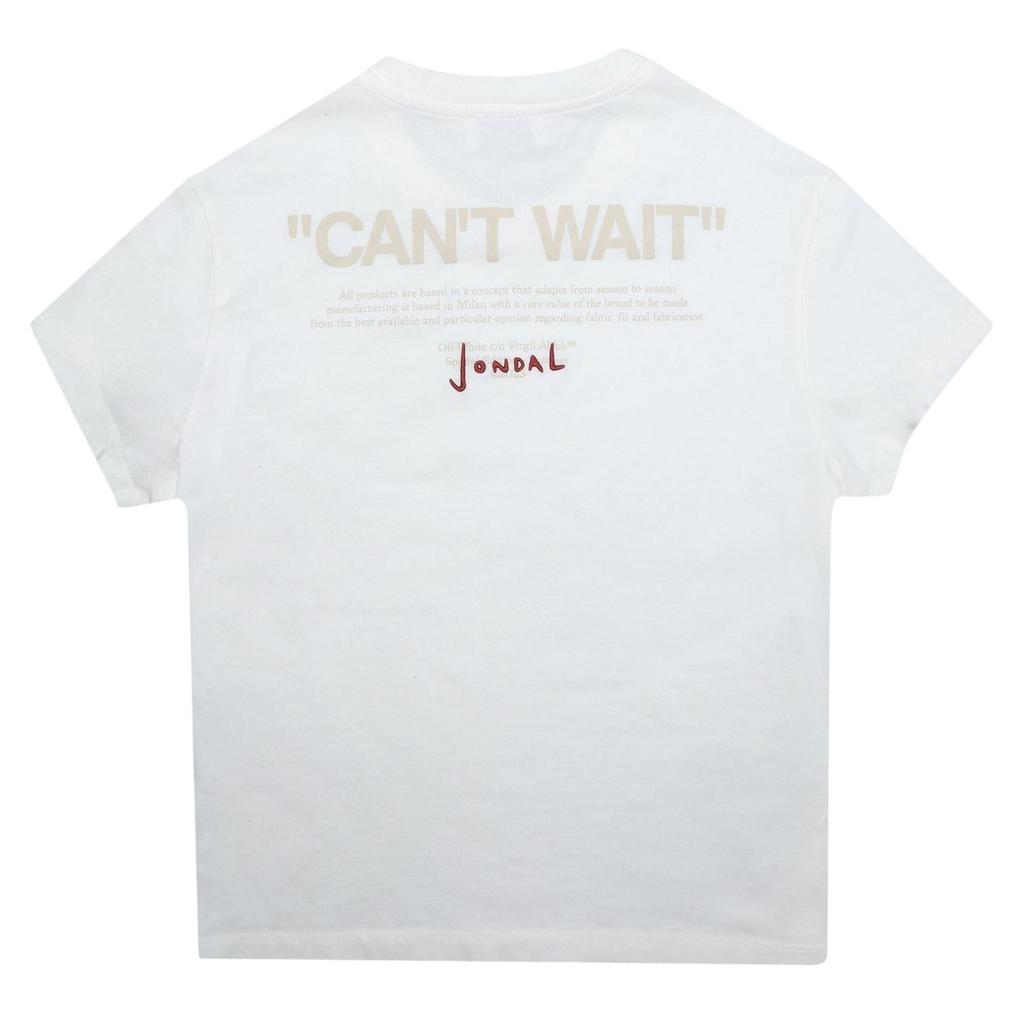 Off White Unisex Adult Jondal Back Print Regular T-Shirt