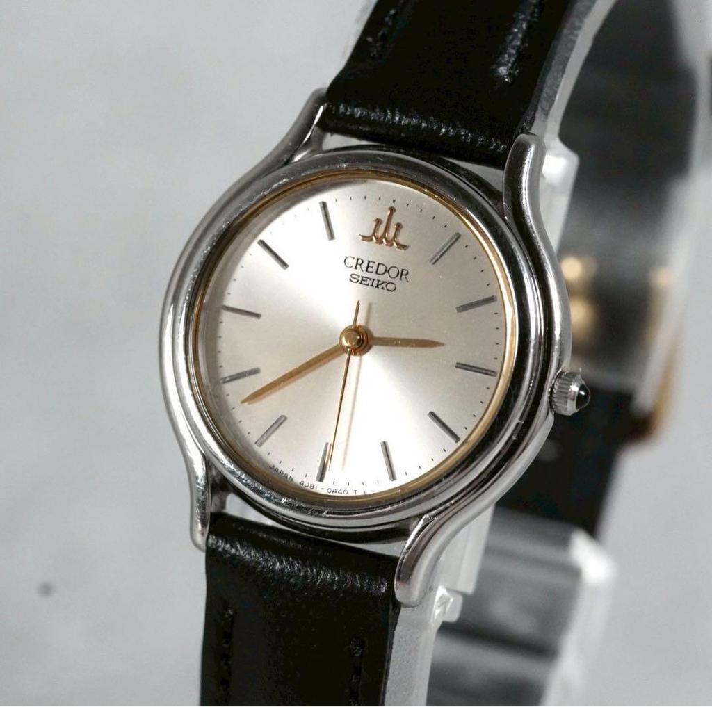 [USED] SEIKO Credor 4J81-0A40 Women's Quartz Watch, Working