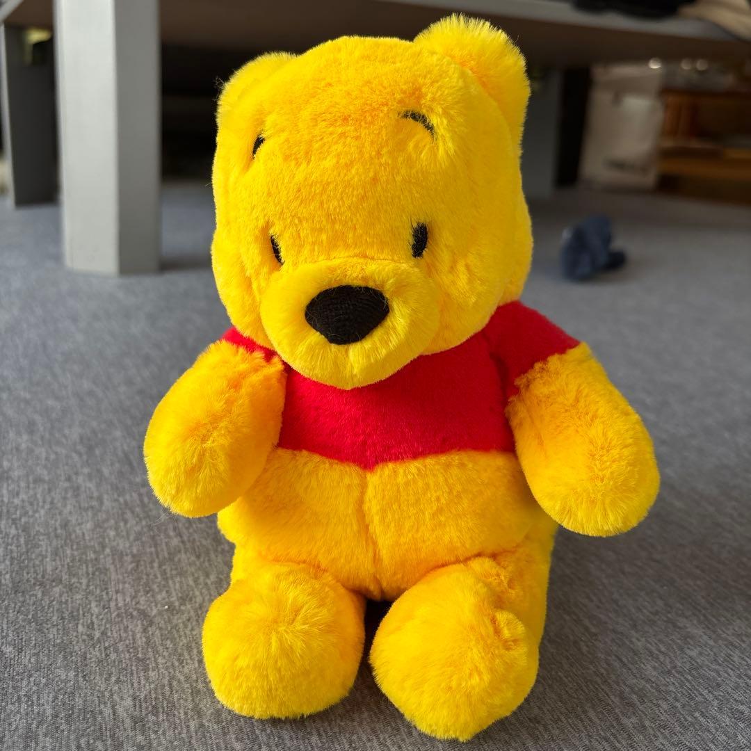 Winnie the Pooh stuffed animal pouch with chain