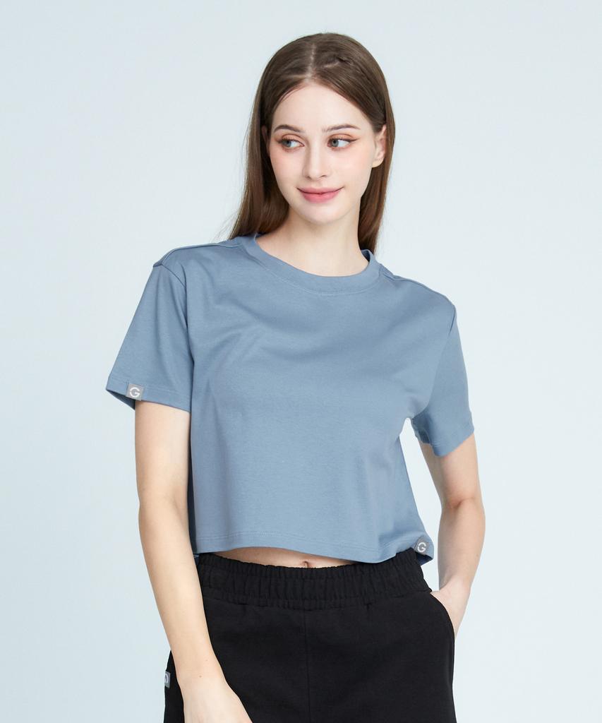 GRANDE LINE Essential Cotton Crop Top_10 Colors