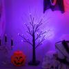 Purple Halloween LED Tree Lights for Home & Living Room Decoration - Ghost Festival Branch Lights
