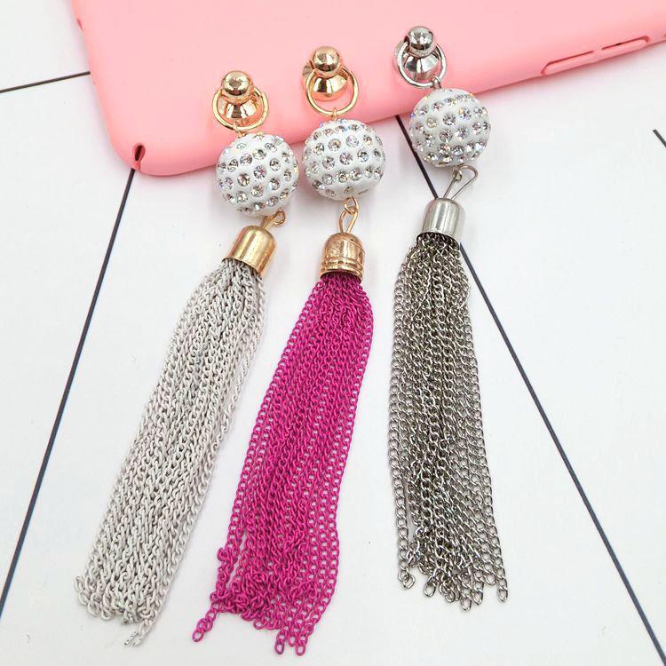 Yilian DIY Mobile Phone Case Jewelry - Handmade Chain Tassel Pendant for Women