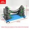 MOC Blocks Luminous Wolf Drawbridge Bridge Rock Panel Rockery Mountain DO IT YOURSELF City Street View Adventurer Movie Model Children Playthings
