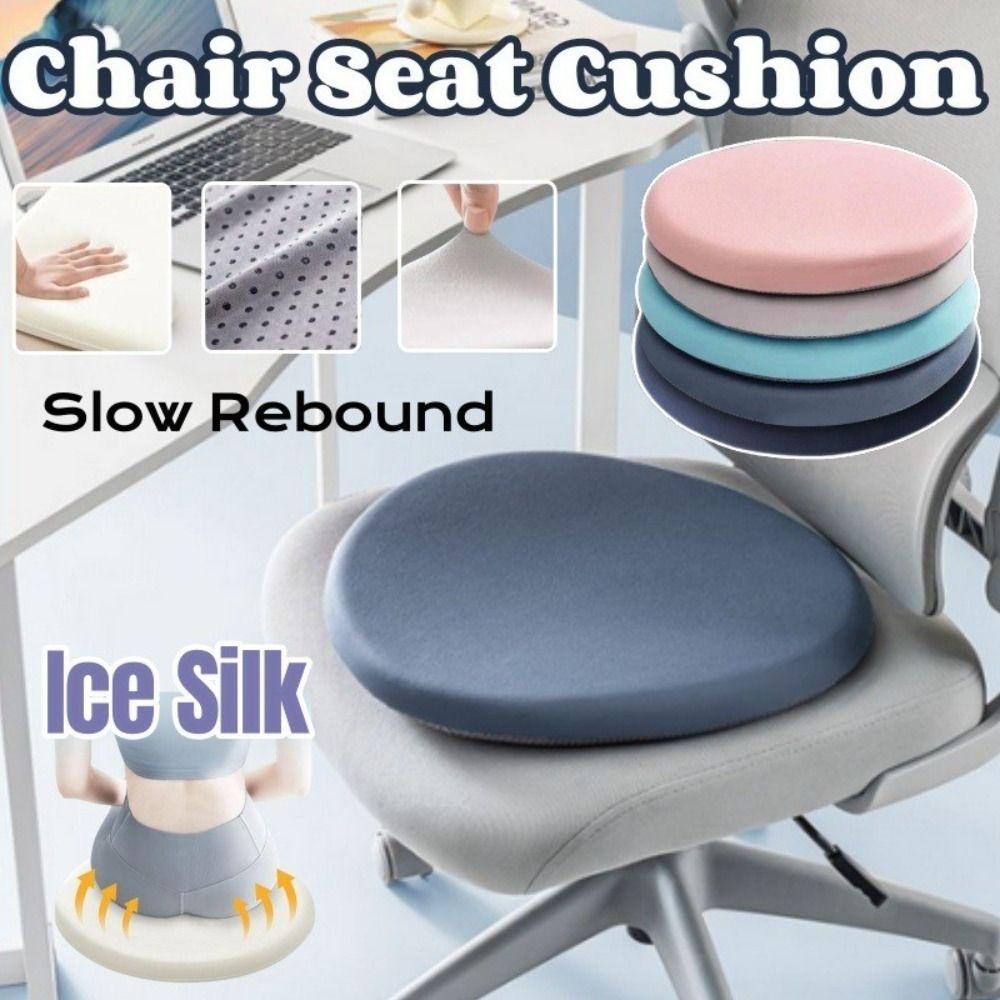 40cm Seat Cushion Ultra Soft Breathable Car Seat Pad Memory Foam Rebound Waist Cushion