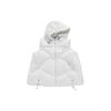 Athletics Logo Warm Hooded Down Vest Women Vest White A11W141908F-WT