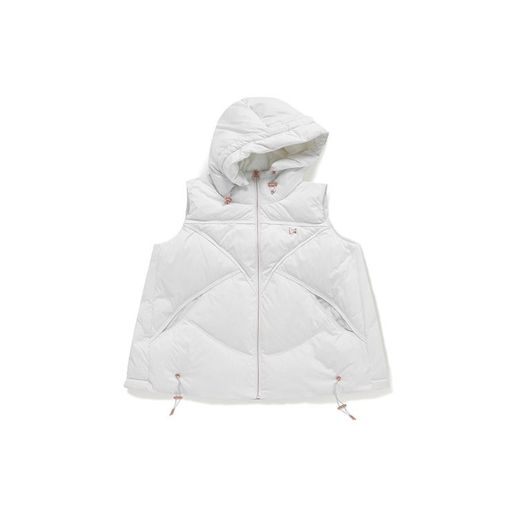 

FILA Athletics Logo Warm Hooded Down Vest Women vest White A11W141908F-WT XXL