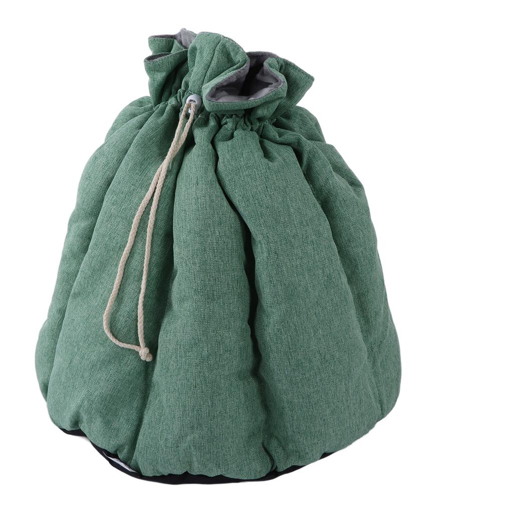 Cat Sleeping Bag 4 Seasons General Winter Warm Enclosed Comfortable Cat Bed with Drawstring