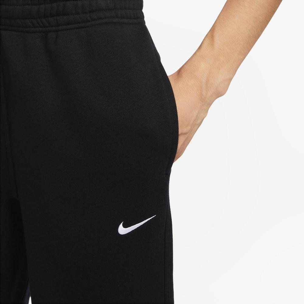 Nike Color Block Pocket Zipper Fleece Jacket Breathable Fleece Versatile Long Pants Casual Sports Suit Men Suit Black FZ6194-010+623455-010