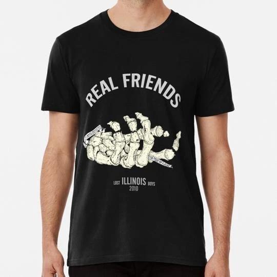 Real Friends Illustration Size S to 5XL Made in the USA T-Shirt S
