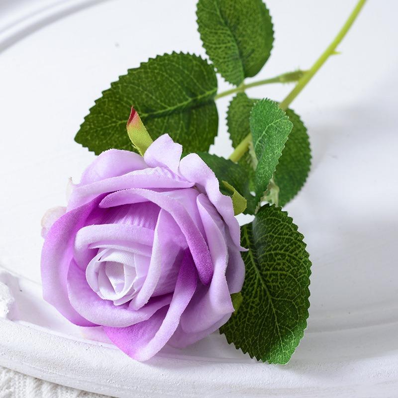 

100 шт. искусственный бархатный шелковый букет роз, настоящие искусственные розы, домашние свадебные украшения для вечеринки