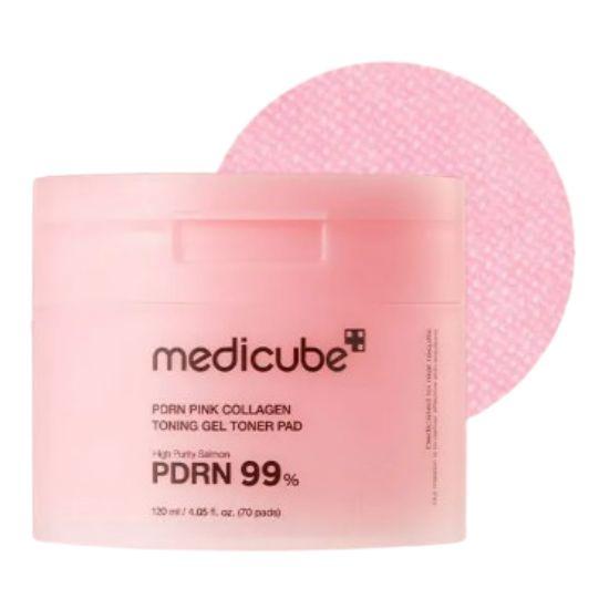 

Medicube PDRN Pink Collagen Toning Gel Toner Pad 120ml