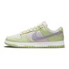 Nike Dunk "Lime Ice" Leather Non-slip Shock-absorbing Wear-resistant Low-top Skate Shoes for Women In Yellow and Pink DD1503-600