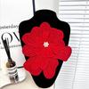 Meerlaagse driedimensionale geborduurde bloem met kralen en kralen, corsage, bloembroche voor dames, speldjes met kantbloem
