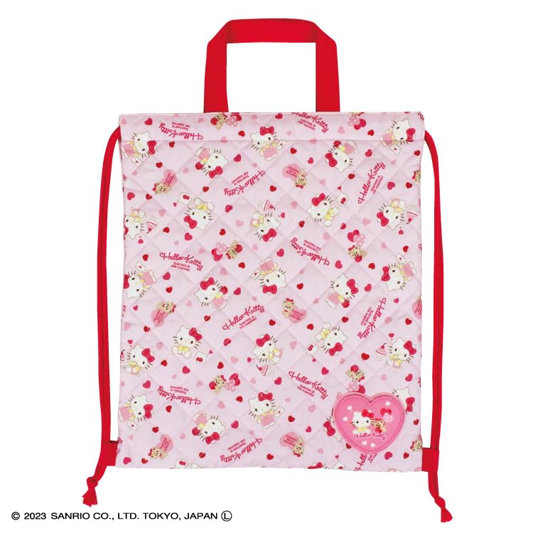 Takanami Create Quilted Knapsack Hello Kitty For and Extracurricular Activities [120813] Kindergarten, School,