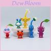 Pikmin Collectible Pvc Figurines Set For Game Fans With Display Stand