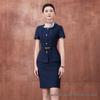 Women's Summer Short-Sleeve Suit Set, Elegant Professional Attire for Receptionists and Customer Service