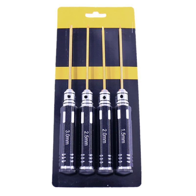 Aircraft & Car Model Disassembly Hex Screwdriver Set (Sizes: 1.5/2/2.5/3)