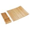 Functional Wood Side Armrest Table Multipurpose Sofa Arm Clip Table with Beverages Holder for Weekends Relaxation