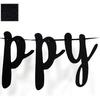 Happy Anniversary Banner, Anniversary Party Decorations, We Still Do, Happy Wedding Day Party Decoration Supplies Black Red Glitter