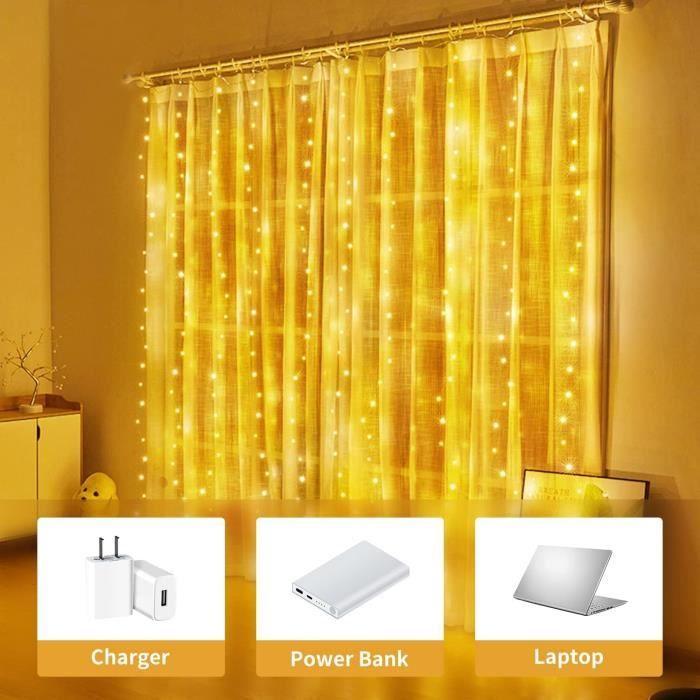 Guirlande Lumineuse - 300 LED - 3m - 8 Modes d'Eclairage - Etanche IP65 - Télécommande